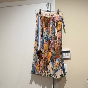 Ranna Gill Multicolor A-Line Skirt